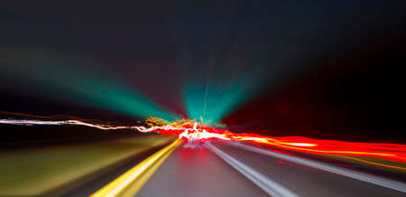 Long exposure driving images