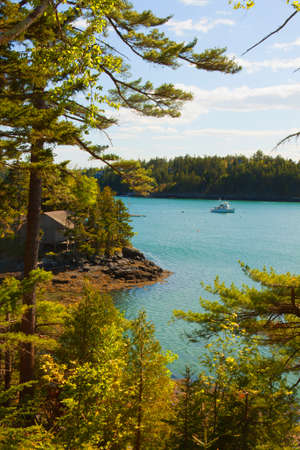 Rocky shoreの写真素材