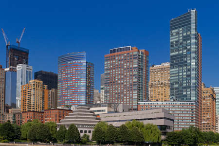 New York City skyline and street views.の写真素材