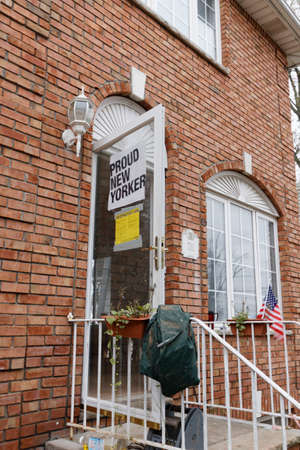 STATEN ISLAND, USA - NOVEMBER 4: The images of devastation caused by the Hurricane Sandy  and rescue...