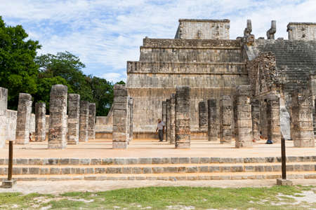 Scenic views of Chichen Itza Maya ruins on Yukatan Peninsula, Mexico.のeditorial素材
