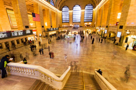 NEW YORK CITY, USA - NOVEMBER 16, 2012: Views of the historic Grand Central railroad Terminal in New York City on November 16, 2012.のeditorial素材