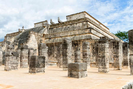 Scenic views of Chichen Itza Maya ruins on Yukatan Peninsula, Mexico.のeditorial素材