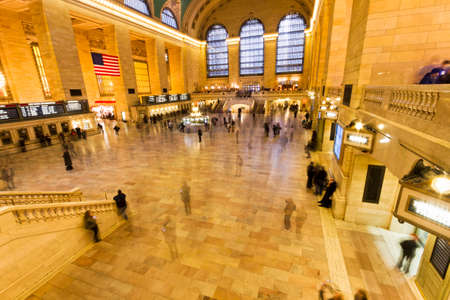 NEW YORK CITY, USA - NOVEMBER 16, 2012: Views of the historic Grand Central railroad Terminal in New...
