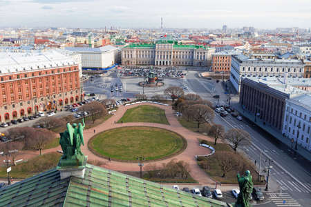 SAINT PETERSBURG, RUSSIA - APRIL 22:Street views of Saint Petersburg, Russia on April 22, 2015.のeditorial素材