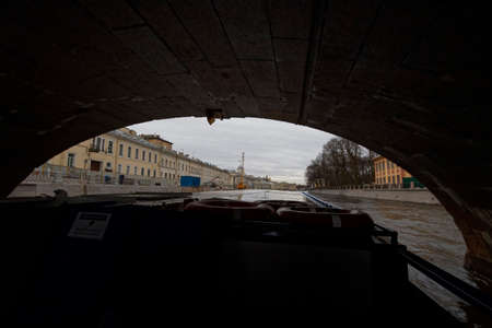 SAINT PETERSBURG, RUSSIA - APRIL 22:Street views of Saint Petersburg, Russia on April 22, 2015.のeditorial素材