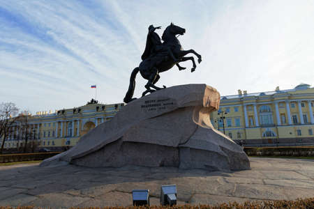 SAINT PETERSBURG, RUSSIA - APRIL 22:Street views of Saint Petersburg, Russia on April 22, 2015.