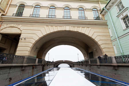 SAINT PETERSBURG, RUSSIA - APRIL 22:Street views of Saint Petersburg, Russia on April 22, 2015.のeditorial素材