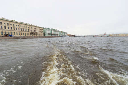 SAINT PETERSBURG, RUSSIA - APRIL 22:Street views of Saint Petersburg, Russia on April 22, 2015.のeditorial素材