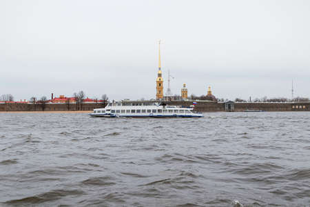 SAINT PETERSBURG, RUSSIA - APRIL 22:Street views of Saint Petersburg, Russia on April 22, 2015.のeditorial素材