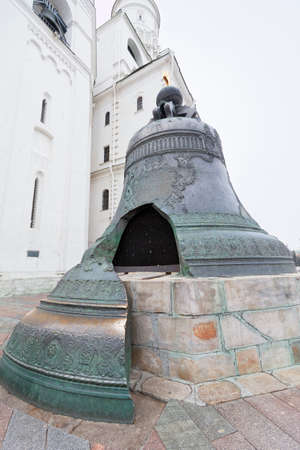 MOSCOW, RUSSIA - APRIL 8, 2015: Views of the territory of the Moscow Kremlin on April 8, 2015. The Kremlin is a fortified complex at the heart of Moscow, overlooking the Moskva River to the south, Saint Basil's Cathedral and Red Square to the east, and thのeditorial素材