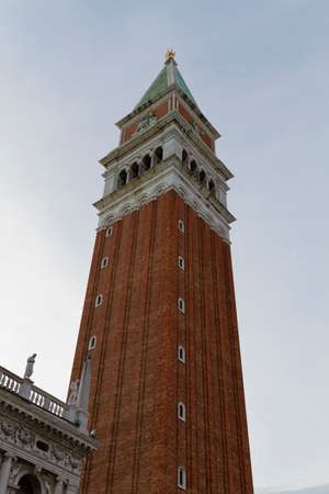 Venice, Italy - April 1, 2013: Street views of ancient architecture in Venice, Italy. Venice is a city in northeastern Italy sited on a group of 118 small islands separated by canals and linked by bridges.のeditorial素材