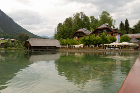 Scenic Lake Konigsee in Bavarian Alps.のeditorial素材