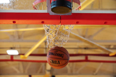 Staten Island, USA-December10,2016: Girl basketball OLHA team squares off with Team St.Patrick. Teams are sponsored by The Catholic Youth Organization of the Archdiocese of New York.のeditorial素材
