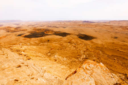 Desert landscapes in Israeli Negev Desert.の写真素材