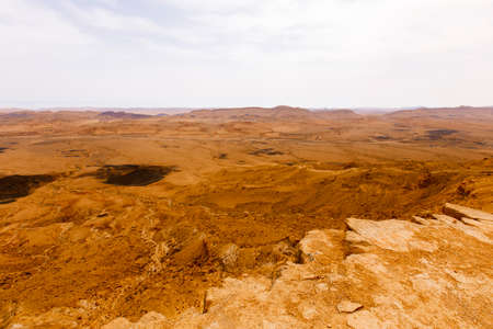 Desert landscapes in Israeli Negev Desert.の写真素材