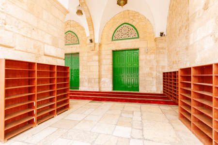 View of Al-Aqsa mosque on the Temple Mount in Jerusalem. The third holiest place in Islam.のeditorial素材
