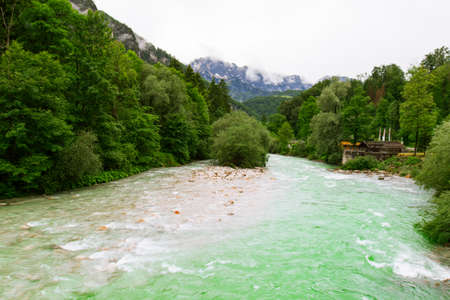 Berchtesgaden National Park in Bavarian Alps.の写真素材