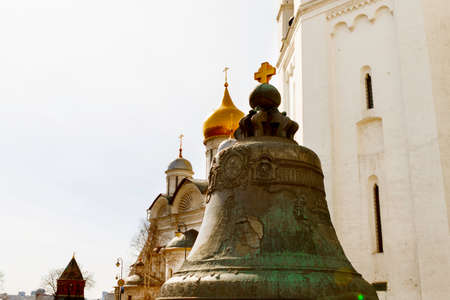 MOSCOW, RUSSIA - April 8, 2015: Views of the Kremlin-fortified complex at the heart of Moscow. It serves as the official residence of the President of the Russian Federation.のeditorial素材