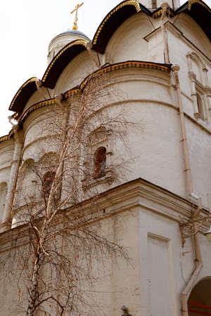 MOSCOW, RUSSIA - April 8, 2015: Views of the Kremlin-fortified complex at the heart of Moscow. It serves as the official residence of the President of the Russian Federation.のeditorial素材