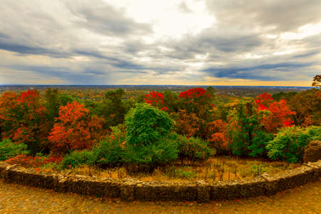 Colorful fall scenery.の写真素材