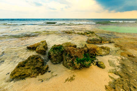 View of a tropical Caribbean Island paradise.