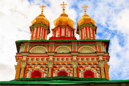 Sergiev Posad, Russia-April 9, 2015: The Trinity Lavra of St. Sergius is the most important Russian monastery and the spiritual centre of the Russian Orthodox Church.のeditorial素材