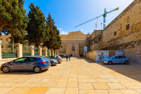 Bethlehem, West Bank- March 12, 2017: In 2012, the Birthplace of Jesus- Church Of Nativity became the first Palestinian site to be listed as a World Heritage Site.のeditorial素材
