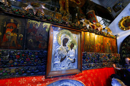 Bethlehem, West Bank- March 12, 2017: In 2012, the Birthplace of Jesus- Church Of Nativity became the first Palestinian site to be listed as a World Heritage Site.のeditorial素材