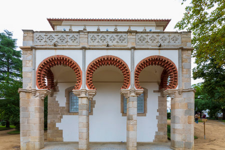 Street view of an ancient City of Evora in Portugalのeditorial素材