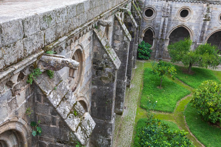 Street view of an ancient City of Evora in Portugalのeditorial素材