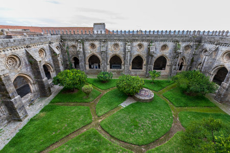 Street view of an ancient City of Evora in Portugalのeditorial素材