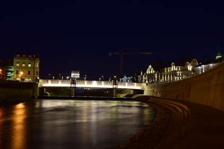 Down by the river, in a cold night