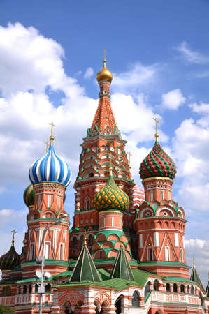 orthodox Russian church in the capital of russia moscowの写真素材
