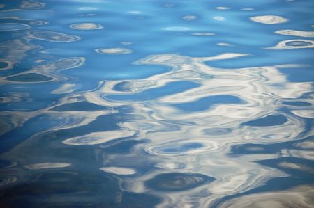 Beautiful blue water pattern