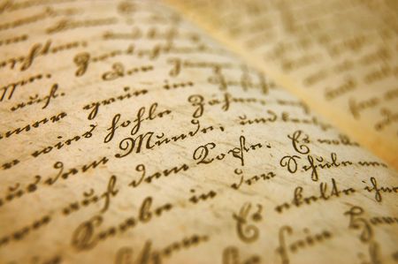 Old book detailの写真素材