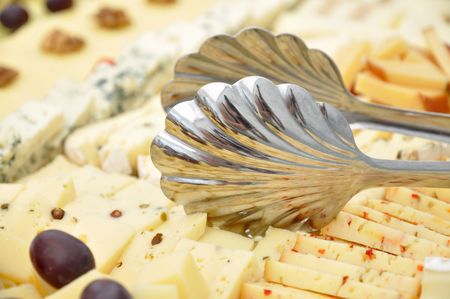 Gourmet cheese trayの写真素材