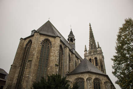 Shoot on a rainy day in Leuven, Belgium in October 2019の写真素材