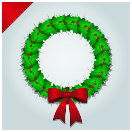 Christmas Wreathのイラスト素材