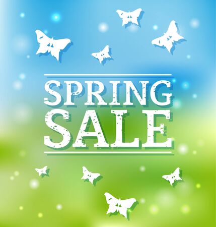 Spring Saleのイラスト素材