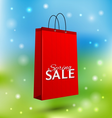 Shoping Bagのイラスト素材