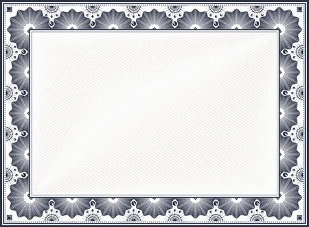 Diploma or Certificate Blank Vintage Template Diploma or Certificate Blank Vintage Template