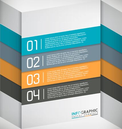 Decorative Abstrect Vector Infographic Backgroundのイラスト素材