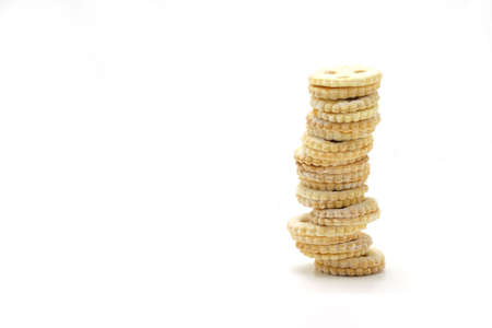 Cookie tower - verticalの写真素材