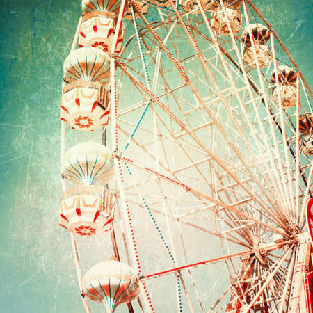 Summer Ferris wheelの写真素材