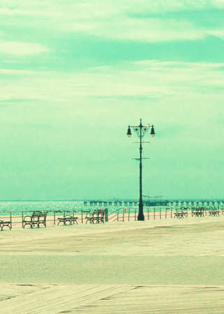 Beach promenadeの写真素材