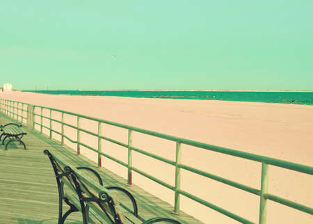 Beach promenadeの写真素材