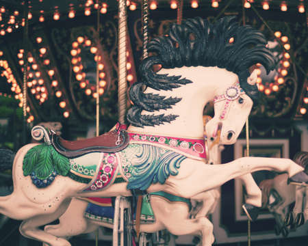 Vintage Carousel Horseの写真素材