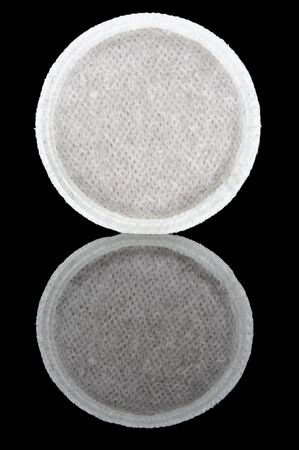 coffee  pods on  black  backgroundの写真素材