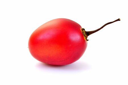 Tomarillo isolated on white with clipping pathの写真素材